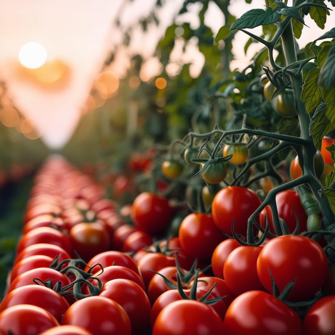 plantaciones grandes de tomates